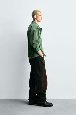 WASHED PATCH JACKET - Zara фото 4