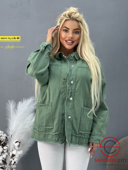 Джинсовая куртка женская