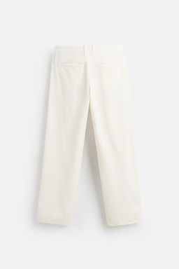 COTTON-HEMP CHINO TROUSERS - Zara фото 7