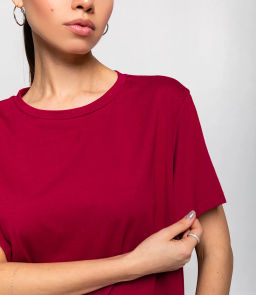 Футболка #1S600, вива маджента