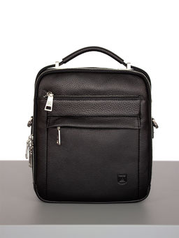 LACCOMA сумка 3765-4-черный натуральная кожа