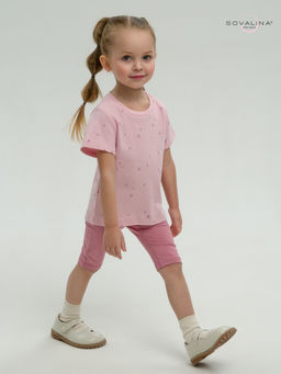 Костюм Актив лиловые сердечки-сухая роза - Sovalina фото 20