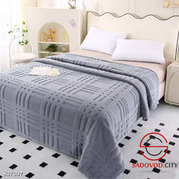 Плед на кровать мягкий