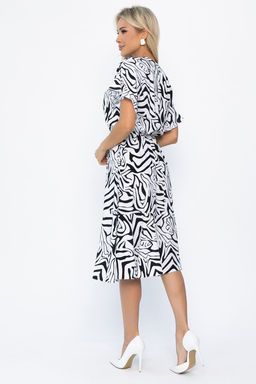 Платье Кристи (черно-белое) П13871-35М - Lt collection фото 3