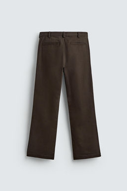 FLARE FIT TWILL TROUSERS - Zara фото 6