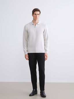 Polo Yaka Erkek Triko Kazak