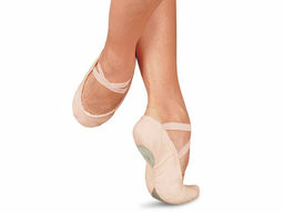 Балетки (ткань+кожа) , цвет - бежевый. Размер 32.