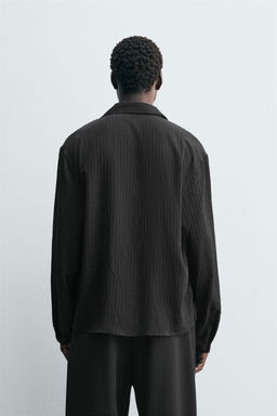 STRIPED KIMONO SHIRT - Zara фото 3