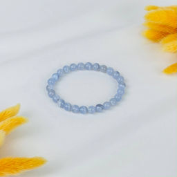 Браслет из Голубого агата 17 см