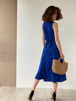 Платье, как из к/ф Красотка, синее с принтом - Martichelli фото 28