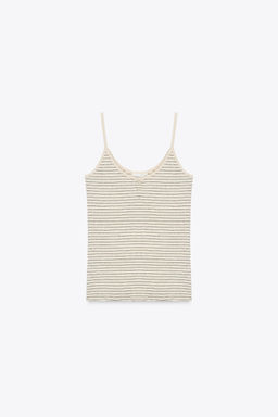 STRIPED RUSTIC T-SHIRT - Zara фото 14