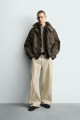 PANTAL?N CURVED FIT / Crudo