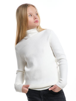 Джемпер (водолазка) лапша 33-12246 темно серый - Mini maxi фото 7