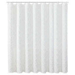 VAL NC-4-SC-1818 Штора для ванной комнаты, полиэстер, 180*180 см, фактурн., белый, LINE SUN FACTURE, шт
