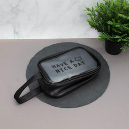 Косметичка "Have a nice day", black (14х20х9,5 см)