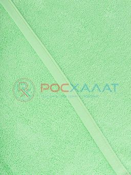 Махровое полотенце без бордюра салатовое ПМ-48 50х90