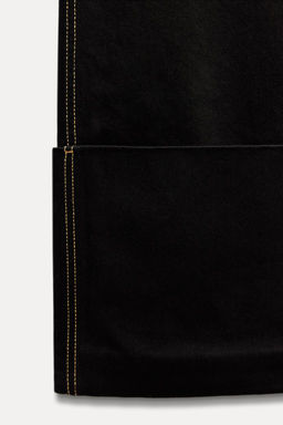 HIGH-WAIST TRF JEANS WITH TOPSTITCHING AND TURN-UP HEMS - Zara фото 5