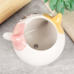 Кашпо 9х8х7 см Коты / WN33 /уп 6/96/ цветное - Галеонтрейд фото 9