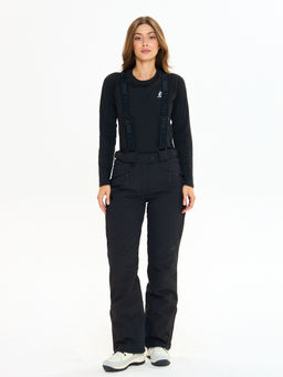 Женские мембранные сноубордические / горнолыжные брюки Azimuth Снежное Созвездие 124/9415_10 Черный  фото 2