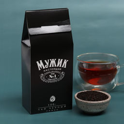 Чай подарочный Настоящему мужику, вкус мята, 100 г (18+) - Фабрика счастья фото 3