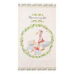Полотенце Этель Радости и добра 40х73 см, 100% хлопок, саржа 190 гр/м2  фото 2
