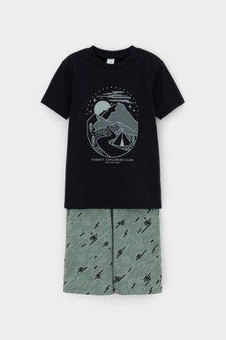 К 1528/24/черный,быстрее ветра пижама дет