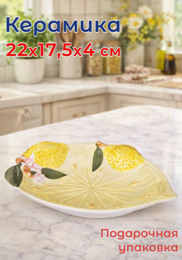 БЛЮДО LEFARD ЛЕМОН ТРИ 22*17,5*4 СМ