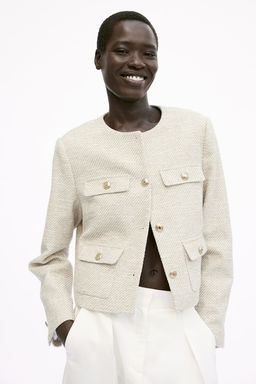 Chaqueta en tejido texturizado - H&m фото 4