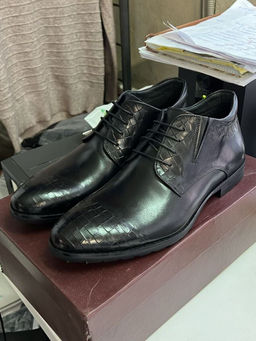 01-H9001-B75-SW3 BLACK Ботинки демисезонные мужские (натуральная кожа) размер 6UK - 40 российский