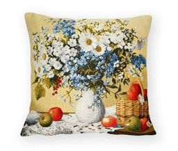 Кружево - гобеленовая наволочка 45х63 см