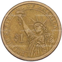 Монета 1 доллар 2007 года (P) США 3-й президент США Томас Джефферсон