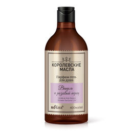 Белита Королевские масла Парфюм-гель для душа Ваниль и розовый перец 400мл