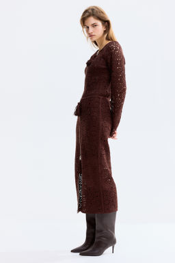 Crochet-look skirt - H&m фото 6