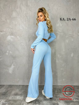 Костюм двойка (брюки и укороченная кофта)