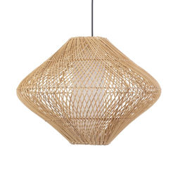 Светильник потолочный из ротанга «Буди», 1×120 Вт, Е27, 50×50×38 см