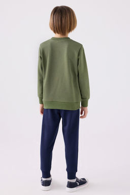 Erkek _ocuk Haki Pijama Tak_m_