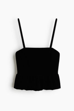 Top burbuja con tirantes espagueti - H&m фото 2