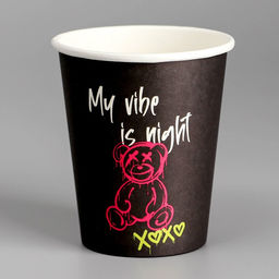 Цена за 10 шт. Стакан бумажный Медведь, 250 мл