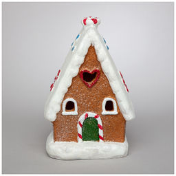 ФИГУРКА ПРЯНИЧНЫЙ ДОМИК С LED-ПОДСВЕТКОЙ 10*7,2*14,7 СМ - Lefard фото 4