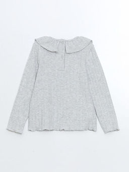 Bisiklet Yaka Uzun Kollu Bask?l? K?z Bebek Bluz ve Tayt 2li - Waikiki фото 3