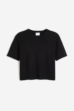 Camiseta en punto fino - H&m фото 3