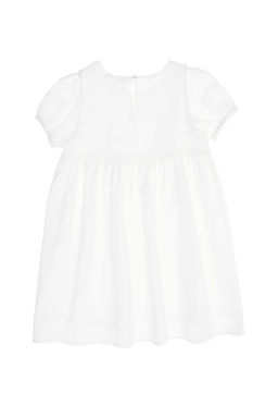 U. S. Polo Assn Белое тканое платье с короткими рукавами для девочки - U.s. polo assn фото 7