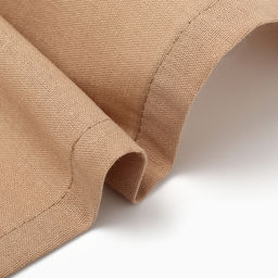 Скатерть «Этель» ECO, 110×136 см, 70% хлопок, 30% лён, 190 г/м², бежевая