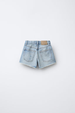 BERMUDA DENIM ROTOS / Azul claro - Zara фото 2