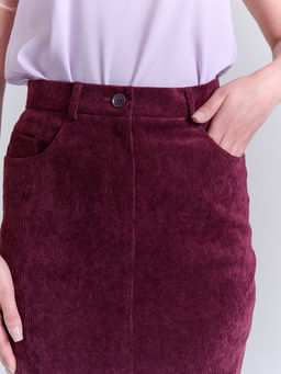 Вельветовая юбка
