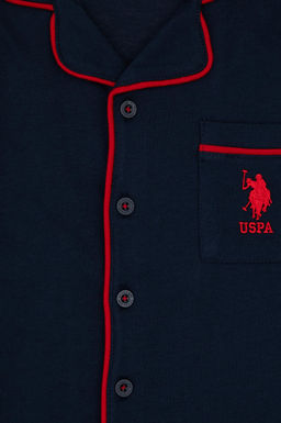 Erkek _ocuk Lacivert Pijama Tak_m_ Sepette S_rpriz _ndirim - U.s. polo assn фото 4