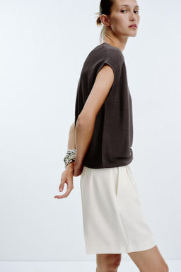 SLEEVELESS RIB KNIT TOP - Zara фото 3