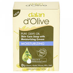 Мыло туалетное твердое Dalan dOlive 100г, Оливковое масло (Турция)  фото 2