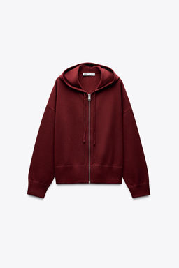 KNIT HOODIE