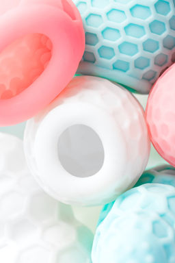 Мастурбатор A-Toys Pufl, розовый, ТРЕ, 6 см 2,7 см - Toyfa фото 15